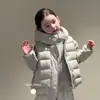 Nueva Ropa Infantil Otoño/Invierno 2026 para Niñas Chaqueta de Algodón Ligera y Portátil con Capucha Abrigo Chaleco Cálido de Invierno Casual