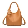 Bolso de mujer transfronterizo 2026 nueva moda versátil con bloques de color tipo cesta bolso de mano elegante bolso de hombro cruzado