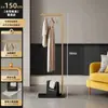 Y & h Perchero de Piso para Dormitorio Simple Estante para Ropa No Ocupa Espacio en Casa Habitación Interior Perchero para Ropa Abrigos Pequeño