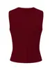 Ropa de Mujer Transfronteriza Europea y Americana de Alto Peso Hecha a Medida, Chaleco Cardigan de Verano Sexy Estilo Chica Caliente, Chaleco sin Mangas