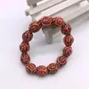 Dragón y Fénix Chengxiang Vida Segura Pulsera de Hueso de Yak Imitación Antigua con Cuentas de Dragón y Fénix Cuentas de Buda Venta al por Mayor