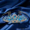 Peine para el Cabello con Corona Incrustada de Pedrería de Lujo Retro Corona de Novia Princesa Banquete de Cumpleaños Fiesta Estudio Fotográfico Estilismo en el Lugar Accesorios para el Cabello