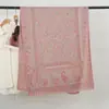 Bufanda Larga Jacquard Estampado Paisley Estilo Étnico Más Vendida Transfronteriza, Pañuelo para la Cabeza de Sol de Primavera y Verano, Bufanda Larga con Borlas