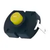 Suministro de Interruptores para Linternas de Alta Intensidad, Tipo Plug-In 18*13, Pines Pequeños Doblados, Normalmente Cerrado, Interruptor de Botón Amarillo Momentáneo, Resistente a la Temperatura