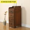 Nuevo Armario de Almacenamiento para Huecos de Dormitorio Armario Retro para Esquina de Hueco Madera Maciza Mini Multifuncional de 30 cm Armario Antiguo de Nueve Cajones
