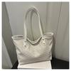 Bolso de Gran Capacidad Bolso de Mujer 2025 Nuevo Simple Casual Commuter Bolso Tote Bolso de Hombro de Moda Bolso de Mano