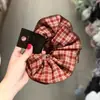 Goma para el pelo a cuadros dulce y linda de tela Dongdaemun Coreana Moda Simple Versátil Banda Elástica Duradera para Mujeres