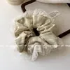 Roxo Retro Francês~Elástico de Cabelo Scrunchie de Renda com Mesh Alto Padrão Acessório de Cabelo Elástico para Rabo de Cavalo para Mulheres Novo