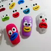 Transfronterizo Lindo Rostro Sonriente Niños Calcomanías para Uñas Infantiles Diseño Creativo Uñas de los Dedos Brillantes Pegatinas DIY Arte Venta Caliente Al Por Mayor