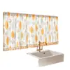 Cortinas Florales Estilo Retro Francés Americano Dormitorio Sala de Estar Balcón Ventana Saliente Cocina Cortinas Blackout Media Cortinas Cortinas de Puerta Cortinas Pequeñas Cortas