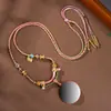 Corda de Pingente Estilo Xizang Pequena Fresca Tangkazaki Carneiro Colar Passado Vida Corda Pendente de Pescoço Estilo Étnico Retro