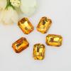 Diamantes de Beleza para Celular com Strass de Fundo Pontiagudo Transfronteiriço em Formato Retangular Octogonal Especial, Diamantes e Diamantes de Fundo Plano nos Quatro Cantos no Atacado