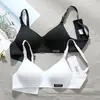 Lencería Estilo Coreano para Niñas y Estudiantes Sujetador sin Aros Taza B Lencería para Mujeres, Cómoda, Transpirable y Delgada, Push-Up para Prevenir la Exposición