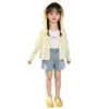 Chaqueta de Protección Solar para Niñas Verano 2026 Nueva Moda Infantil Bebé Niña Protección UV Verano Delgada con Capucha Abrigo