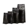 Bolsa de Café con Sellado de Ocho Lados, Bolsa de Papel de Aluminio con Válvula de Aire Unidireccional, Bolsa Universal Ziplock para Té Engrosada a Prueba de Humedad, Bolsa Sellada para Granos de Café