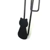 Gancho Doméstico Metal Cruzado Gancho Único Ferro Forjado Tinta Spray Gancho de Armário Gato Fofo Sem Perfuração Traseira de Porta Cabide para Bolsa
