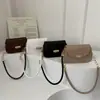 2026 Nova Bolsa Pequena Feminina Estilosa Vintage Versátil Ins para o Dia a Dia com Corrente, Bolsa de Ombro, Bolsa de Ombro Estilo Coreano