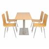 Mesa y silla de comedor para cantina Personal del restaurante Tienda de bocadillos Tienda de fideos Restaurante Tienda de bebidas frías Tienda de té con leche Tienda de hamburguesas Comida rápida Mesa y silla