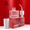 Frasco de base grossa quadrada Spot Frasco de emulsão de vidro Frasco de perfume engarrafado Frasco cosmético