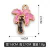 Colgante Individual de Goteo de Aceite DIY Transfronterizo Colgante de Collar de Palmera de Coco Fresco Accesorios de Joyería Venta Directa de Fábrica Se Puede Mezclar por Lotes