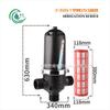 Filtro de pantalla tipo T pequeño ARKA de 3 pulgadas/90 para jardín agrícola, primer sistema de riego por microaspersión para filtrar impurezas.