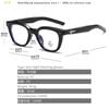 Chiai Nuevo Estilo Coreano Marco Negro GM Gafas Antiazules Y2K Marco Grande Forma Cuadrada Cóncava Marco de Gafas Miópicas Liso