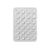 Conjunto de 24 peças de suportes adesivos universais para celular, com ventosas de silicone quadradas, multifuncionais e antiderrapantes, sem necessidade de furos, prontos para uso pelo fabricante.