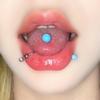 Uña de lengua chica hot ins nicho uña de lengua piercing de lengua fabricantes de acrílico mayoreo joyería europea y americana para piercing corporal