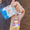 Chaveiro Original Desenho Animado Shin-Chan Carnaval de Gelo e Neve Fofo Pingente para Mochila Escolar Pequeno Presente Venda por Atacado