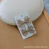 Nuevos pasadores para el pelo de mini lazo a cuadros para primavera y verano para niñas, lindos accesorios para el pelo pequeños, accesorios para la cabeza para niños, pasadores de pelo multicolor