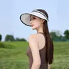 26 Modelos Nuevos de Sombreros de Sol de Verano con Protección Solar y UV Abiertos con Ala Ancha para Deportes al Aire Libre, Sombreros de Mujer con Ala