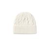 Chapéu de Lã 100% Cor Sólida para Mulheres, Quente de Inverno Versátil em Tricô Trançado, Toque de Luxo, Chapéu de Tricô Masculino