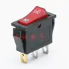 Interruptor con Forma de Barco Kcd3 con Luz Rocker de Dos Velocidades y Tres Patas Interruptor de Barco de 2 Velocidades 14*31 Interruptor para Olla Eléctrica