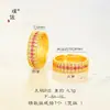 Mismo estilo que la Tienda Antigua Puzuo Accesorios para Manualidades Colgante de Girasol y Brújula Colorido con Pedrería Completa Cadena para Clavícula Giratoria para Mujer