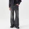 Roupas Masculinas Fengshe / Jeans Flare High Street Americano Nova Coleção Primavera 2026 Marca Tendência Casual Solto Calça Reta