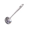Cuchara para Hot Pot Mango Largo Metal Espesado Cuchara para Beber Suministro de 2 Yuanos 1 Yuan Pequeño Artículo Mayorista Gran Capacidad