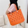 Bolsa para pet bolsa de compras bolsa de praia eva bolsa de armazenamento de praia bolsa de mão bolsa com furos europeia e americana transfronteiriça cesta de EVA
