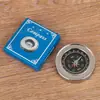 Brújula de Acero Inoxidable Metálica Multifuncional en Inglés de 6 cm Brújula para Estudiantes de Montañismo al Aire Libre
