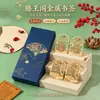 En Stock Pabellón Estrella Original de Nanchang del Príncipe Teng Marcapáginas de Metal Estilo Chino Marcapáginas Regla Metálica Hueca Productos Culturales y Creativos del Lugar Escénico