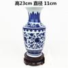 Jingdezhen Porcelana Azul e Branca Mini Pequeno Vaso Enfeites Sala de Estar Arranjo de Flores Artesanato de Pequena Cabaça Antiga Vela Cerâmica