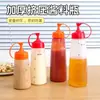 Garrafa squeeze de molho de tomate, garrafa squeeze com bico de mel, garrafa de salada de plástico de grau alimentício, pote comercial, pote de tempero de molho