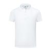 2024 verano nuevo polo de manga corta personalizado solapa color sólido camiseta bordado de LOGO estampado ropa de trabajo de negocios