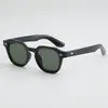 Gafas de Sol con Montura Negra Pura, Gafas de Sol de Moda Retro Versátiles, Protección UV, Protección Solar para Salir, Estilo Unisex