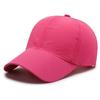 Gorra de béisbol delgada de verano para hombre de secado rápido Malla transpirable para mujer Protección solar Sombrero de sol para pesca Logotipo impreso personalizable