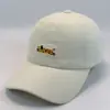 Novo Boné de Basebol Macio Bordado de Filhote de Veludo Personalizado para Mulheres com Circunferência de Cabeça Grande e Rosto Mostrando Pequeno Casal Casual Boné Aba