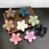 Pinza para Flores Transfronteriza de Alta Gama Color Sólido Esmerilado Horquilla Pinza de Tiburón Horquilla Temperamento Tocado Accesorios para el Cabello Venta al por Mayor