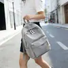 Bolsos Escolares al por Mayor para Mujer, Estilo Coreano Harajuku Versátil Mochilas de Pana Estilo Universitario Personalizadas para Estudiantes de Secundaria para Mujer