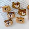 Nuevo Broche de Muñeco de Peluche de Dibujos Animados Estilo Coreano Oso Decoración para Bolso de Estudiante Pin de Juguete Accesorio Versátil DIY