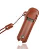 Adequado para munição pro cigarro Rod caso de couro all-inclusive dust cover portátil anti-drop caso de cigarro arma de fogo com cordão de pescoço fabricantes