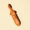 Madera Impactada por Rayos Artículos Taoístas: Talismán del Ancestro Trueno Micro Púrpura, Espada Pequeña de los Ocho Trigramas, Herramientas Taoístas de Madera Impactada por el Rayo, Colgante con Forma de Espada al por Mayor